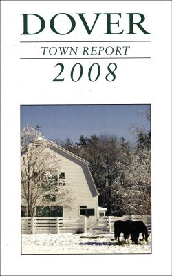 2008 Town Report Cover
