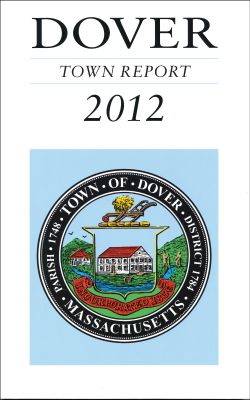 2012 Town Report Cover