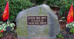 Dover Fire Department in Honor of Those Who Served Memoriam Rock